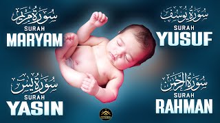 Download lagu Surah Yusuf, Maryam, Yasin, Ar-Rahman | Pregnancy Quran Healing Baby’s Innocent Spirit With Noor mp3