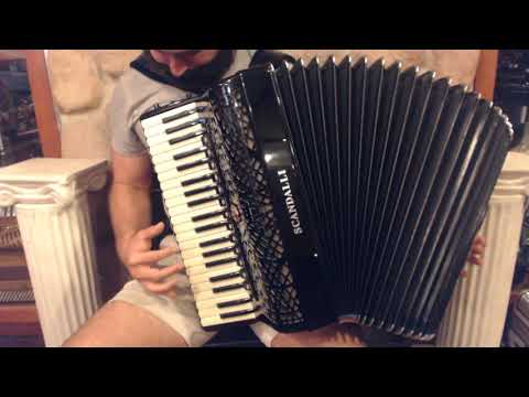 SCANP442 - Black Scandalli Conservatorio P 442 Piano Accordion LMMH 41 120 $9999