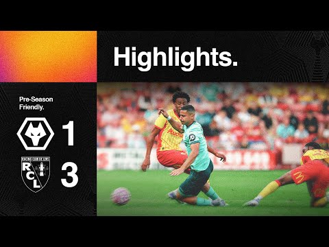 Guedes scores in RC Lens defeat | Wolves 1-3 RC Lens | Highlights