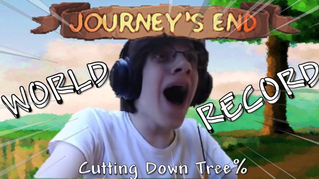 TERRARIA WORLD RECORD SPEEDRUN (Cutting Down Tree %)