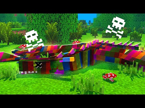 Minecraft: RAINBOW DRAGON DIED! - AGE OF DRAGONS - Ep. 2 ‹ PAULINHU ›