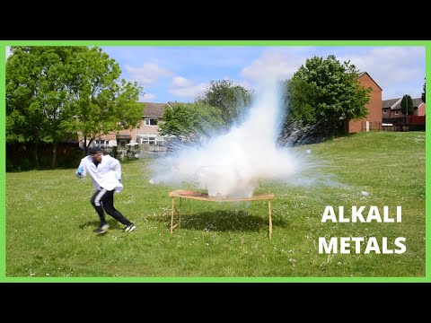 ALKALI METALS IN WATER (Biggest Group 1 experiment EVER)