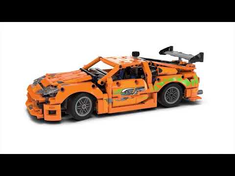 thumbnail video image 2 of Set LEGO Technic Fast and Furious Toyota Supra MK4 Kit 42204, 2 of 5
