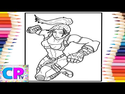 Mortal Kombat Coloring Pages/Sonya Blade/Jim Yosef - Lights [NCS Release]@coloringpagestv
