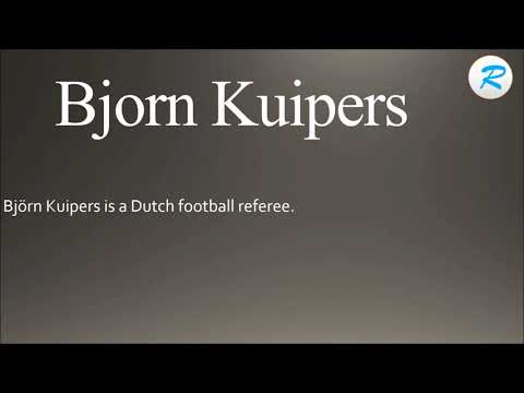 How to pronounce Bjorn Kuipers