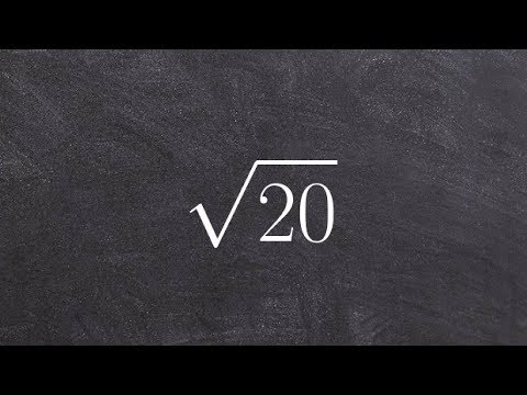 Algebra 2 - Simplifying square roots to prepare for imaginary numbers, root(9), root(20)