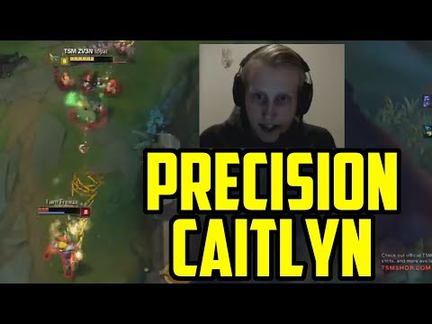 'PRECISION' CAITLYN! - TSM Zven Stream Highlights (League of Legends)