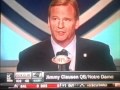Jon Gruden Calls Out Dumbass Clausen Pick - YouTube
