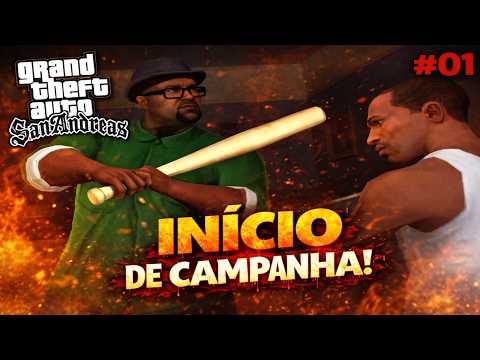 O Começo da Lenda em Los Santos! 🚓🔥 | GTA SAN ANDREAS (PS2) - PARTE 1