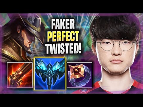 FAKER PERFECT GAME WITH TWISTED FATE! - T1 Faker Plays Twisted Fate MID vs Neeko! | Season 2022
