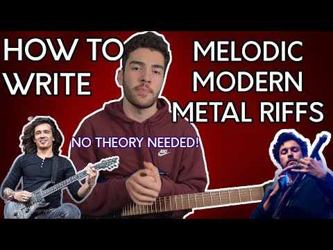 HOW TO PLAY MODERN METAL #3  - Melodic Guitar Riffs (With Tabs!)