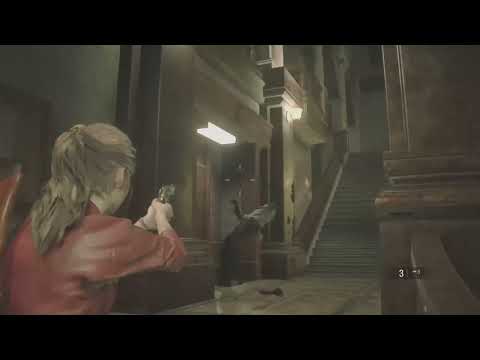 Resident Evil 2 Remake Pt 24 - Return to Police Station to Get Gear