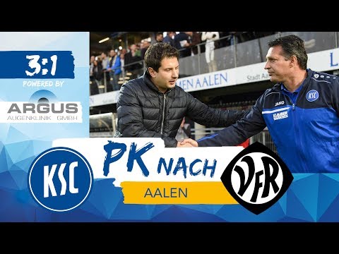 Pressekonferenz nach Aalen