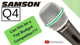 Video thumbnail for Samson Q4 Mic by Brando Kally
