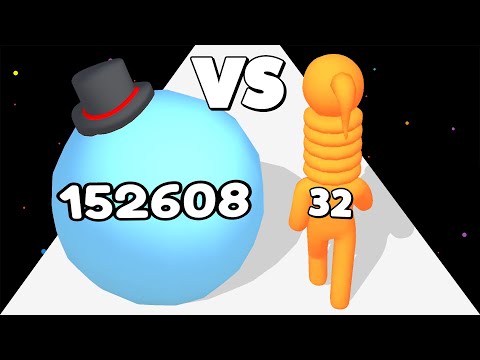 BIG HEAD RUN /vs LONG NECK RUN ∞ ASMR Gameplay Android iOS • Number Math Games • Satisfying Games