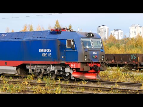 Autumn on the Swedish Railway part 20 - Trains in Luleå