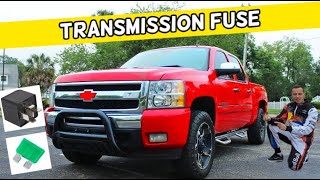 CHEVROLET SILVERADO TRANSMISSION CONTROL MODULE FUSE LOCATION 2006 2007 2008 2009 2010 2011 2012 201