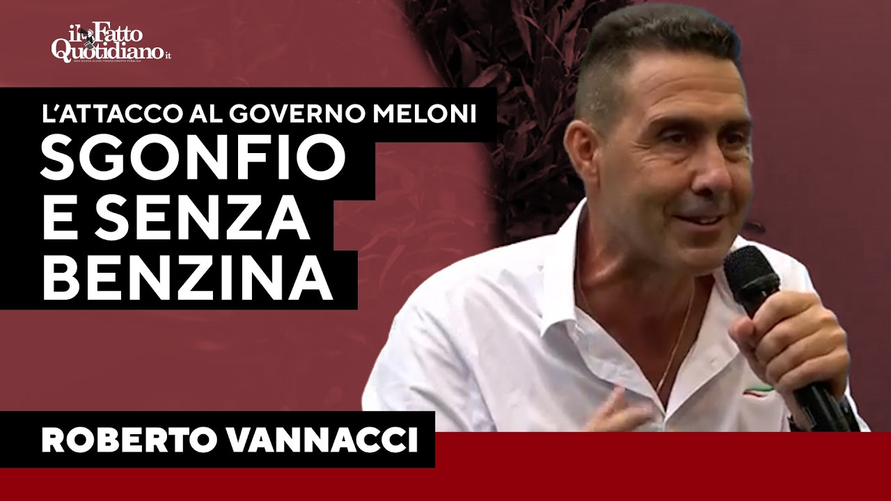 Vannacci contro il governo Meloni: "Segue l'agenda Draghi. Io pronto a vincere a ogni costo"