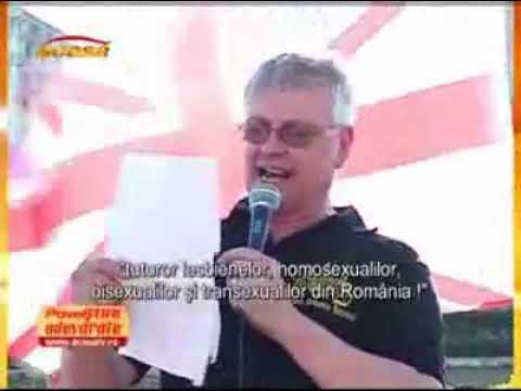 "pedofilul de la noua dreapta, travestitul alex, daniela gyorfi si liviu guta dezbat gay pride 2009"