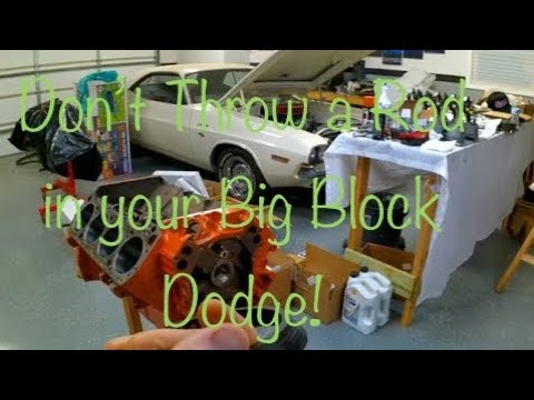 Big Block Mopar:Full Build Series Pistons and Rods Installed