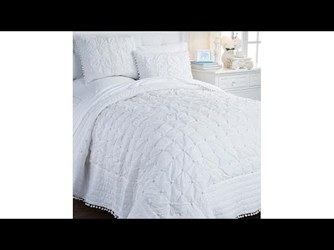 Cottage Collection French Knot 100%Cotton 3pc Quilt Set