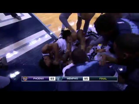 Jeff Green Game Winning Dunk | Suns vs Grizzlies | 12.6.2015