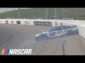 Ryan Blaney cuts a tire at WWT Raceway