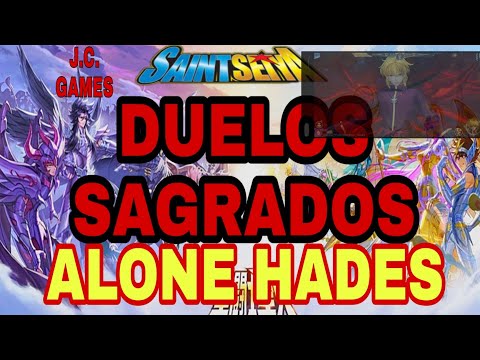 ALONE HADES TESTANDO NOS DUELOS SAGRADOS CONFIRAM ( SAINT SEIYA OS CAVALEIROS DOS ZODÍACO)