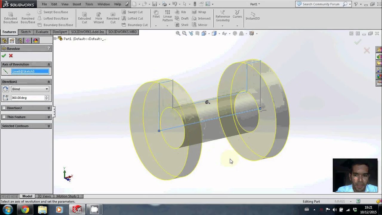 SolidWorks Tutorials 2015 Essentials - Circular Pattern