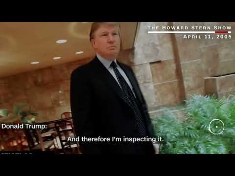 Trump walking in the dressing room at Miss USA Teen Beauty pageants - Howard Stern April 11th, 2005