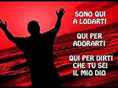 Sono qui a lodarti, canto del RnS con sottotitoli