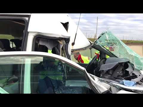 14.11.2017 A1 bei St.Pölten Auffahrunfall