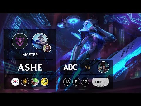 Ashe ADC vs Caitlyn - KR Master Patch 9.19