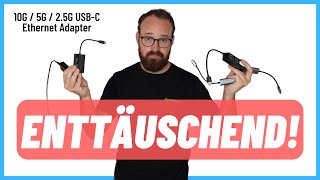 Ich habe alle USB C - ETHERNET ADAPTER von Amazon getestet | 2.5GbE und 5GbE Adapter
