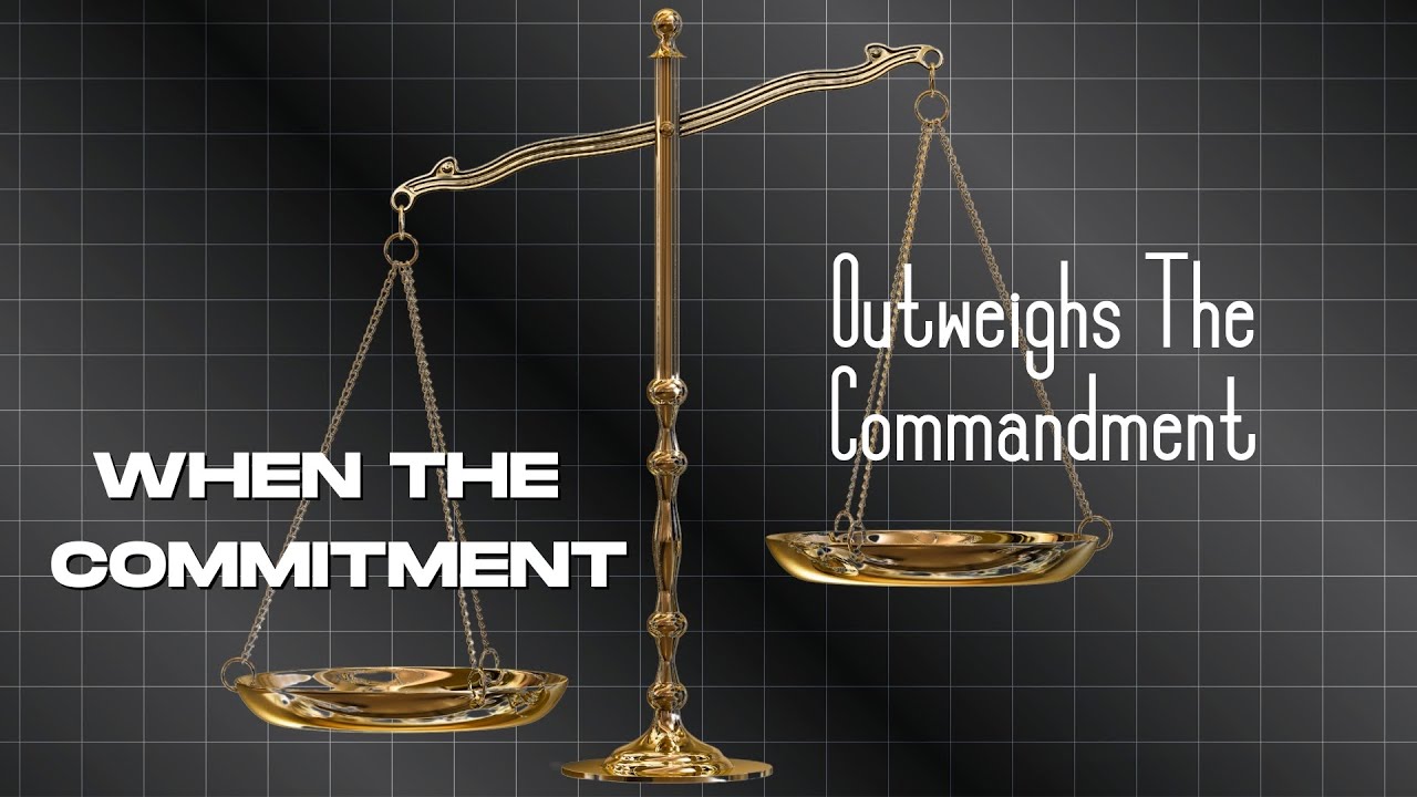 Sunday Worship Service | "When The Commitment Outweighs The Commandment" | 1.5.2025