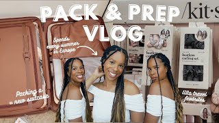 Pack With Me for Vacation Vlog (DIY knotless braids, Ulta shopping haul, packing organization)