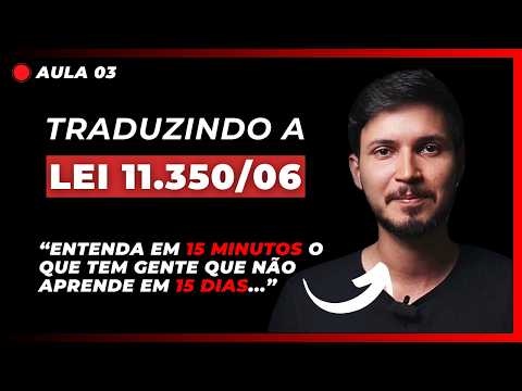 NÃO ESTUDE A LEI 11.350/06 DE OUTRA FORMA | Agente de Saúde (ACS) e Agente de Endemias (ACE)