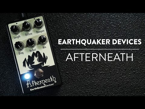 EarthQuaker Devices Afterneath Otherworldly Reverberation Machine V2 2017 Black image 6