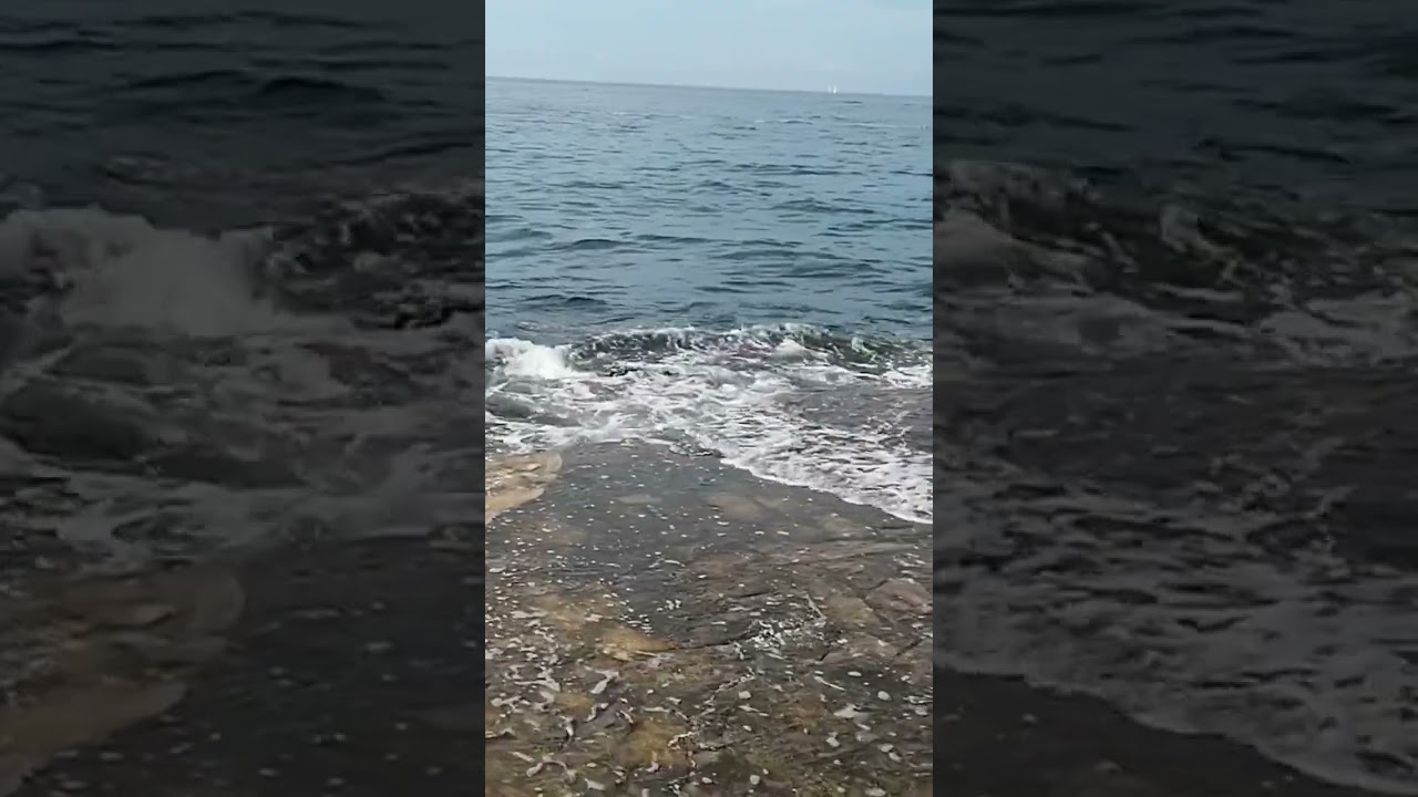 Poplavljena plaža Zelena Laguna, Poreč, 2020. / The flooded Zelena Laguna beach, Poreč, 2020 #shorts