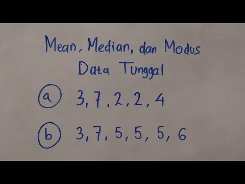 Mean, Median, dan Modus dari Data Tunggal | Matematika SD SMP