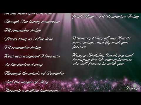 Patti Page ~ I'll Remember Today ~ Barry