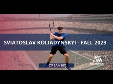 College Tennis - Sviatoslav Koliadynskyi (Ukraine) FALL 2023