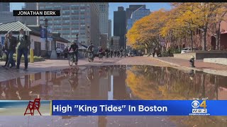 Boston Sees 'Wicked High' King Tides; Minor Coastal Flooding Expected