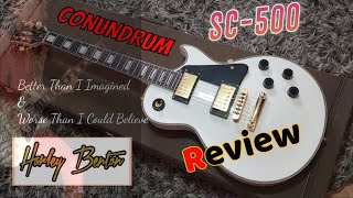 Video thumbnail for Harley Benton SC-500 WH Vintage -  Review by FULTON STREET BEATS