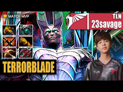 Terrorblade Safelane | TLN.23savage | TB CARRY INSANE STANDARD BUILD | 7.31d Gameplay Highlights