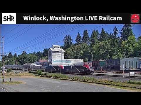 Live webcam view of Winlock Liquidation Warehouse Railcam