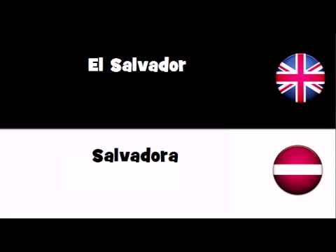 SAY IT IN 20 LANGUAGES = El Salvador