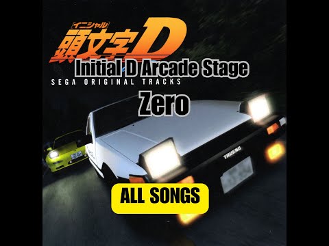 Initial D Arcade Stage Zero ALL SONGS OST Full Soundtrack