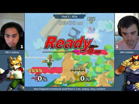 NE Melee Invitational 2018 - DBJ | Joyboy (Fox) vs. Golden (C. Falcon) - SSBM Pool C