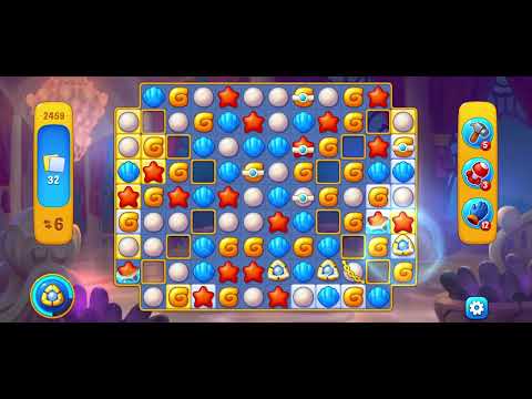 Fishdom 2459 - Super Hard Level (13 Moves)
